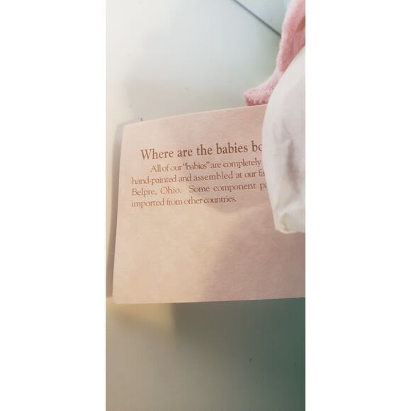 Lee Middleton First Born Awake Girl Doll #939/2000 Soft & Sweet COA 1997 18" NIB - Picture 10 of 13